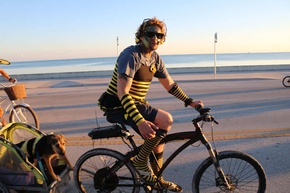 Zombie Bike Ride 2018 photo - Duval Street, Key West